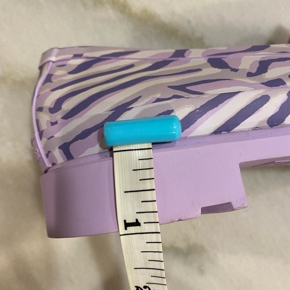 Hunter Penny Loafers size 6 Coral Print Purple Dawn Waterproof - Picture 15 of 15